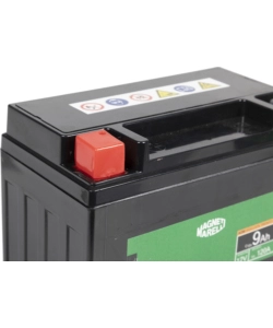 MAGNETI MARELLI BATTERIA MOTO E SCOOTER 9AH 12V 120A TECNOLOGIA AGM SIGILLATA POLO POSITIVO SINISTRO